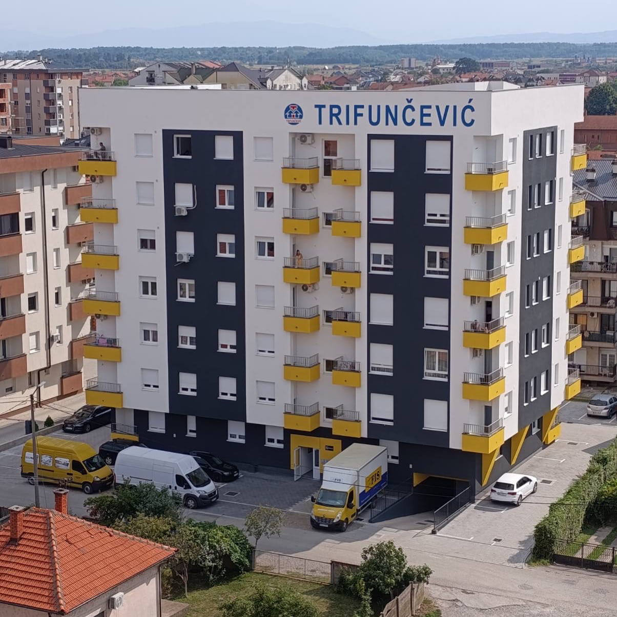 Stambeni objekat Trifunčević — žuti balkoni